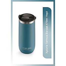 Tupperware Xploris Termos Bardak 470ML Yeşil