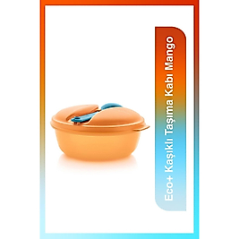 Tupperware Eco+ Kaşıklı Taşıma Kabı Mango