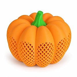 Mini Balkabağı LED Mumluk – 8 cm, LED Mum Dahil