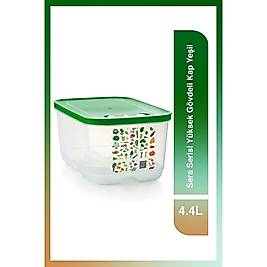Tupperware Sera Serisi Yüksek Gövdeli Kap 4.4l Yeşil