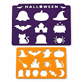 Halloween Figürlü Çizim Şablonları – 2’li Etkinlik Seti