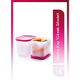 Tupperware Alaska Saklama Kabı 2'li Set 1.1 Litre