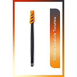 Tupperware Silikon Spatula İnce Turuncu